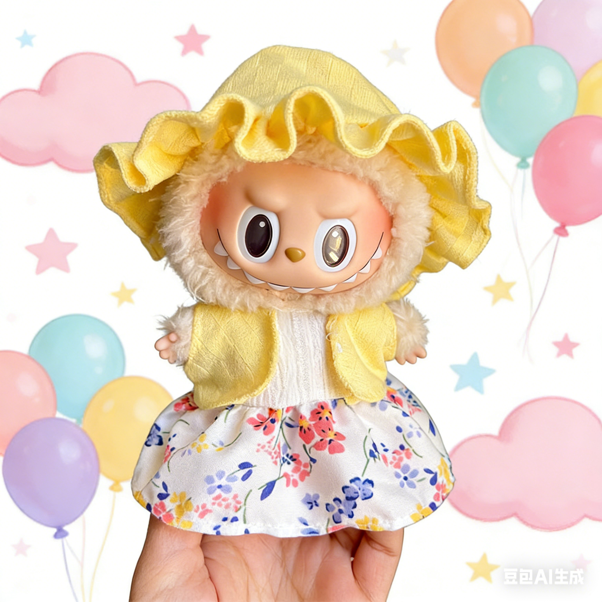 Labubu's clothes(Cake-shaped mini dress)--03