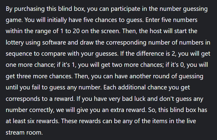 blind box(At least receive six gifts)