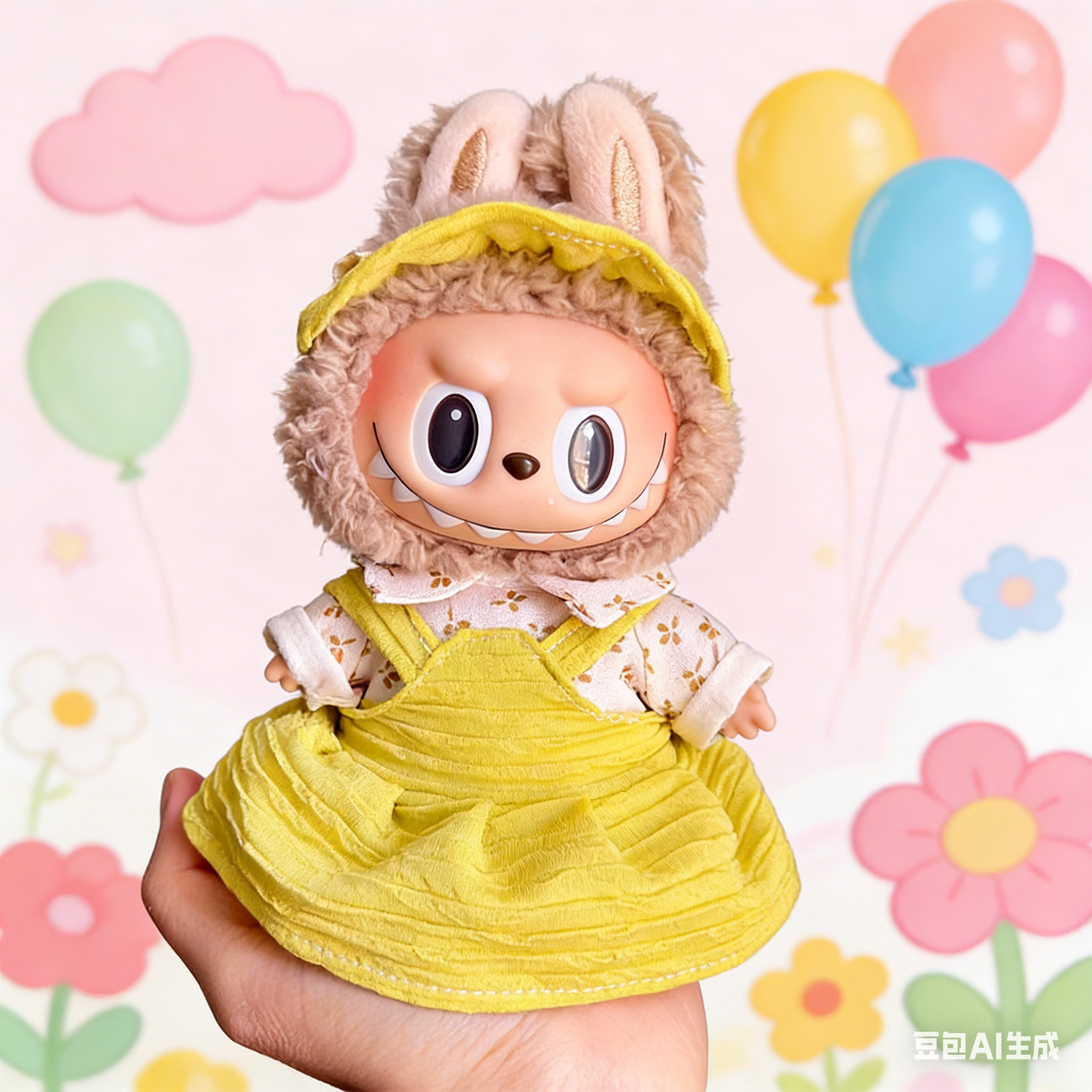 Labubu's clothes(Cake-shaped mini dress)--03