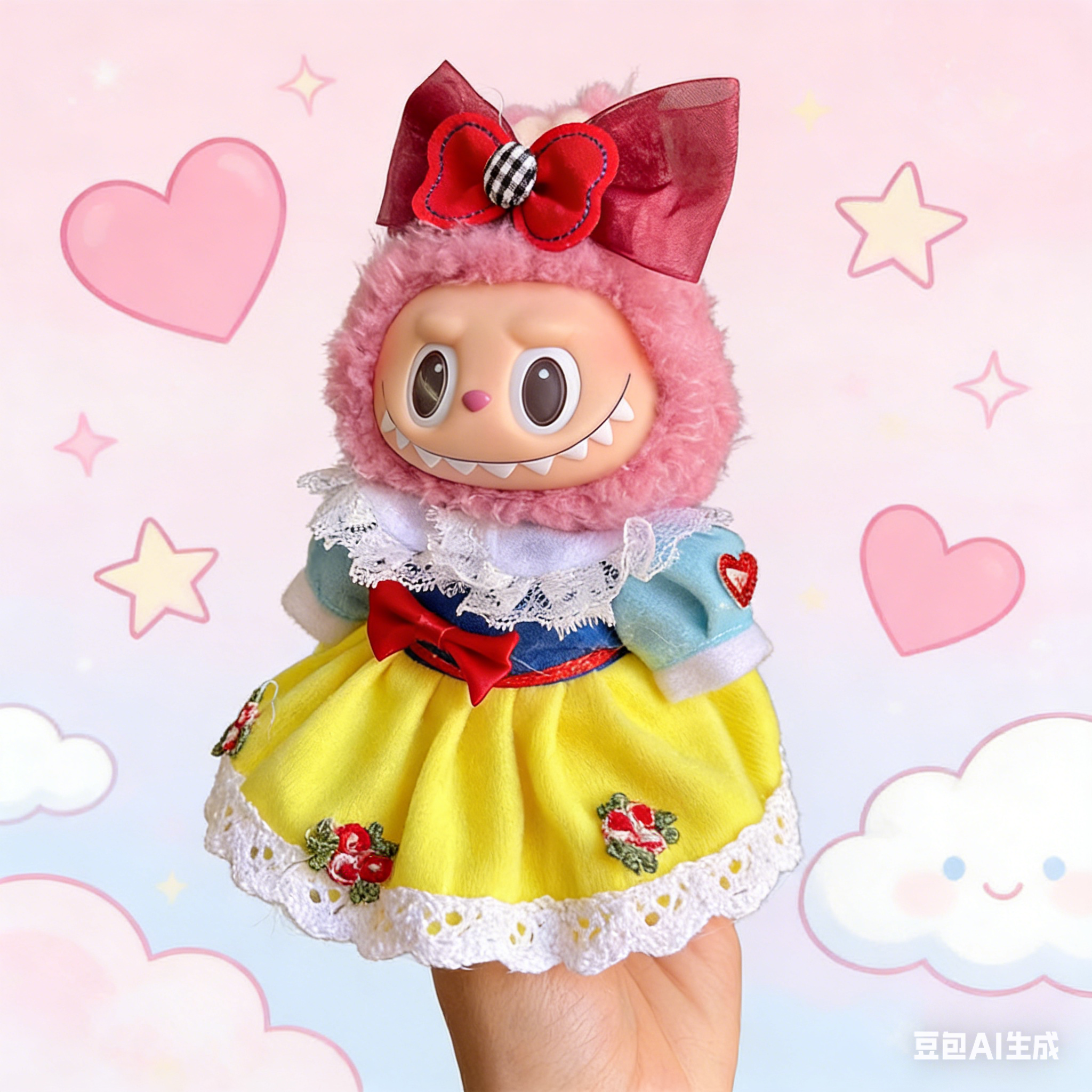 Labubu's clothes(Cake-shaped mini dress)--03